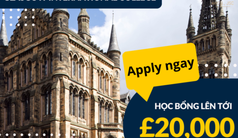 Học bổng trị giá £20,000 tại Glasgow International College