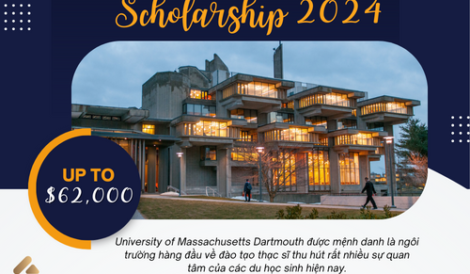 University Of Massachusetts Dartmouth - Học bổng $62000/ 4 năm