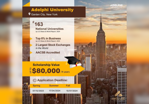 Adelphi University "tung" học bổng Mỹ lên tới $80,000