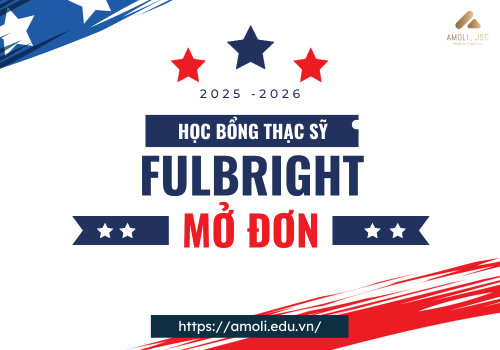 Chương trình học bổng thạc sỹ Fulbright năm 2025-2026 mở đơn!