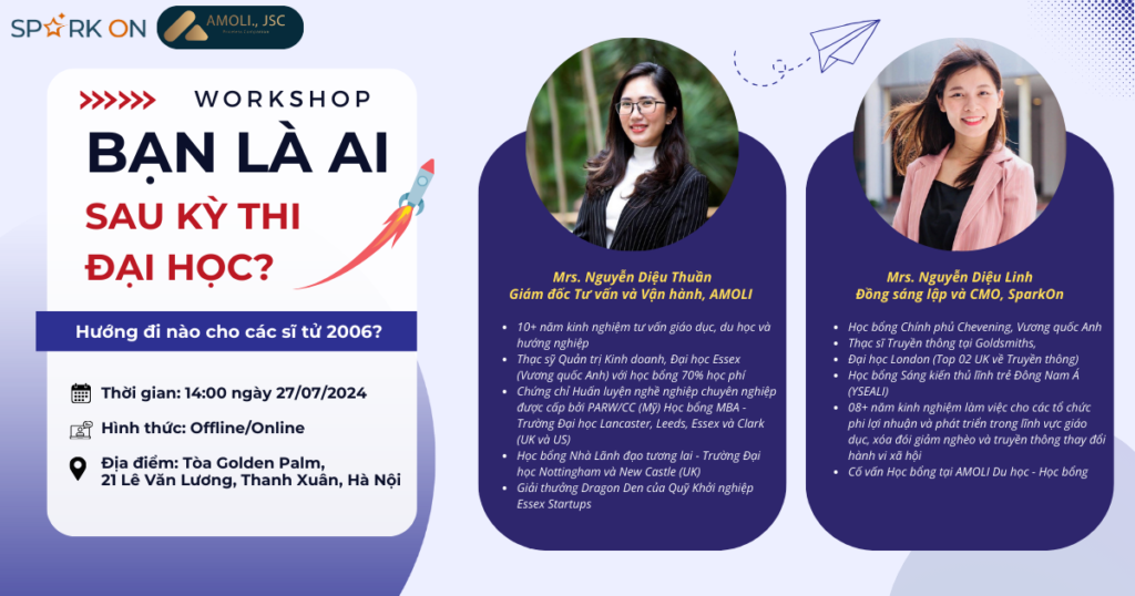 [AMOLI EVENT] RECAP WORKSHOP “BẠN LÀ AI SAU KỲ THI ĐẠI HỌC?”