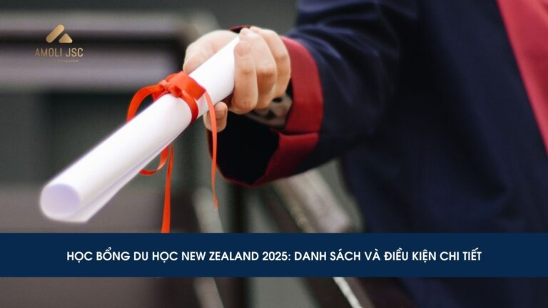 Học bổng du học New Zealand 2025: Danh sách và điều kiện chi tiết
