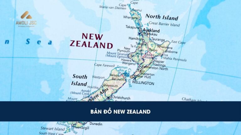 Bản đồ New Zealand: Tổng quan vị trí, khí hậu & điểm đến hấp dẫn